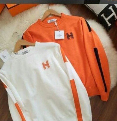 Hermes orange sweater best sale