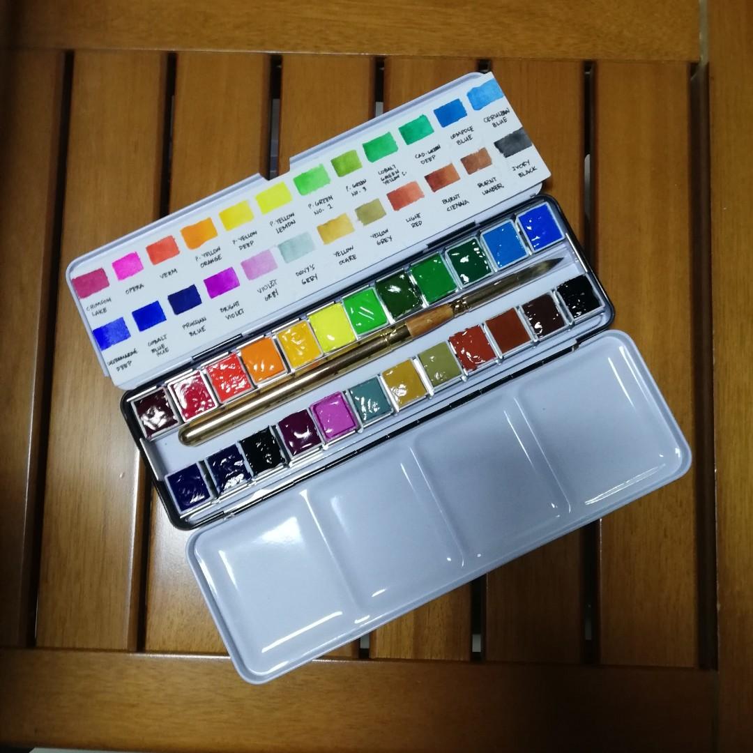 Anybody familiar with Holbein watercolors tell me what colors are in this  Ghibli/Miyazaki palette? : r/Watercolor