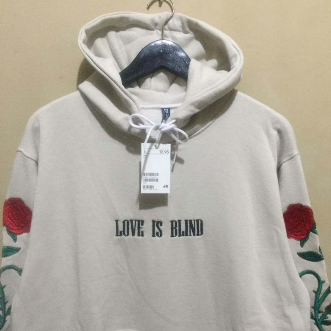 Love is best sale blind hoodie h&m