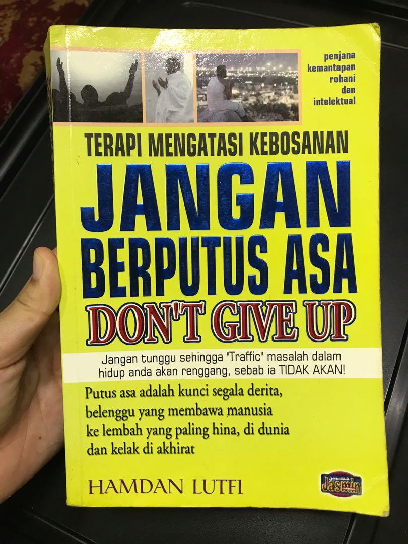 Jangan Berputus Asa Books Stationery Books On Carousell