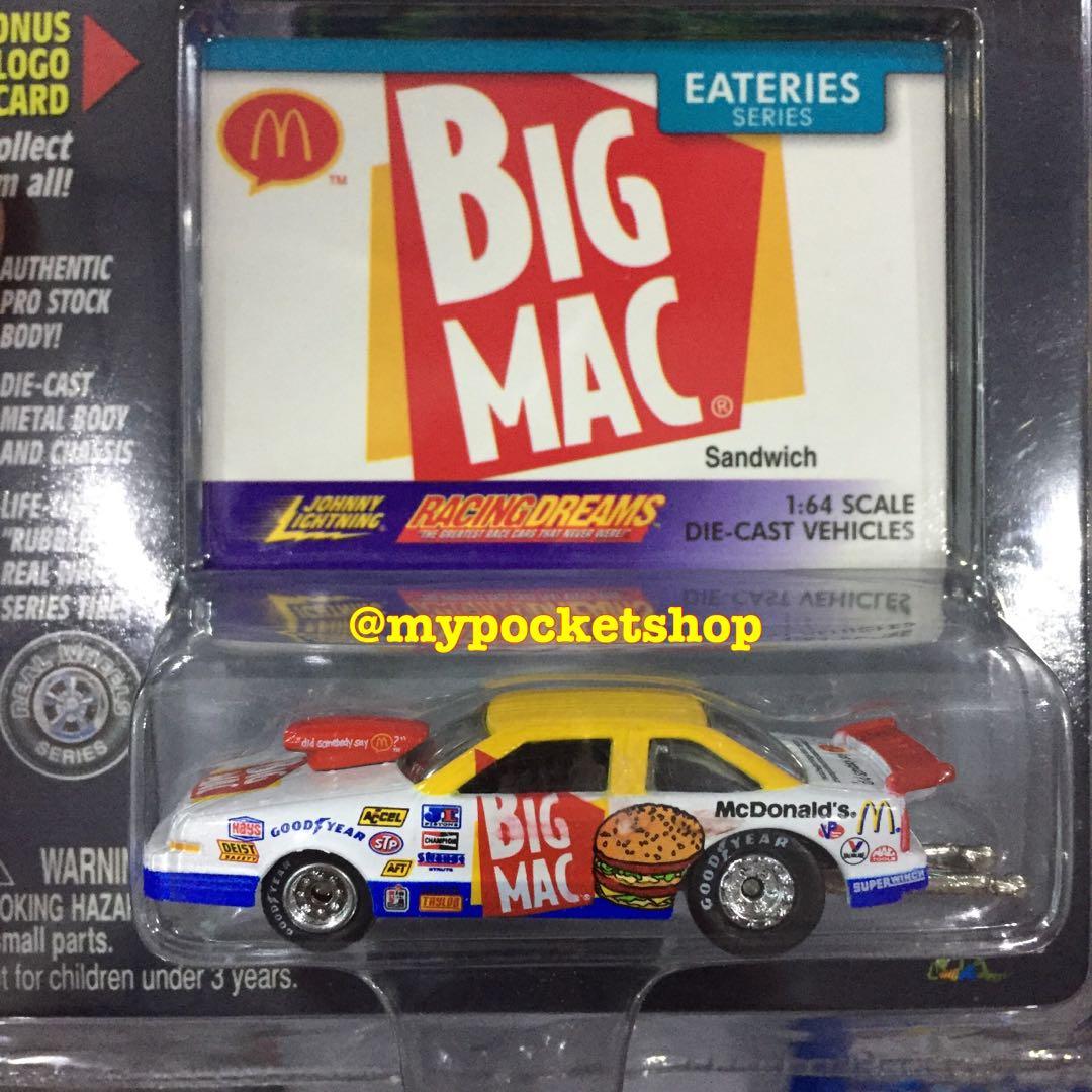 (RESERVED) Johnny Lightning Racing Dreams - McDonalds BIG MAC & GRIMACE ...