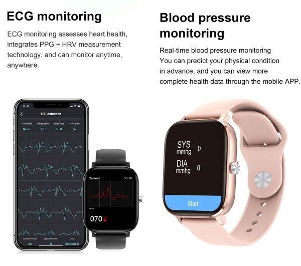 jpantech Smartwatch Support make calls Fitness Tracker 1.75