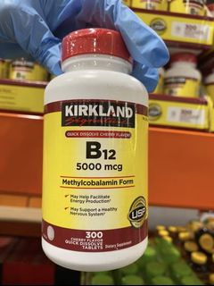 全新美國Kirkland B12 5000 mcg 300粒 (美國代購)64195422397442110