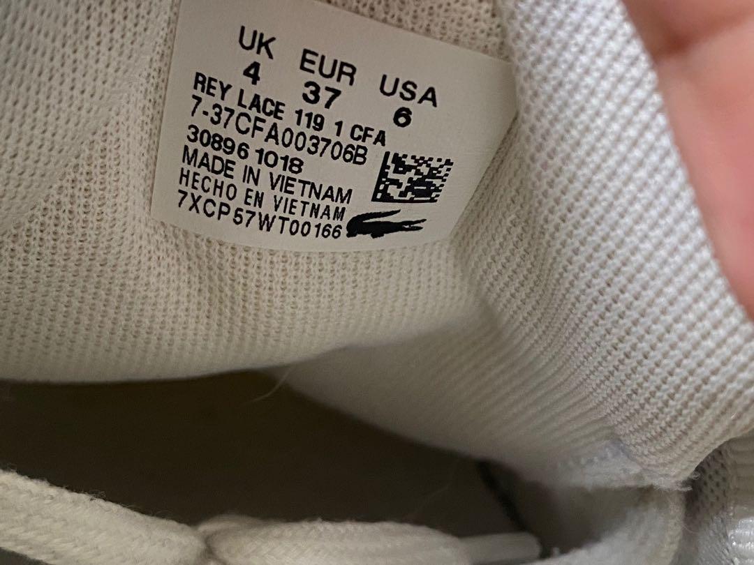 Lacoste rey lace 119 1 cfa best sale