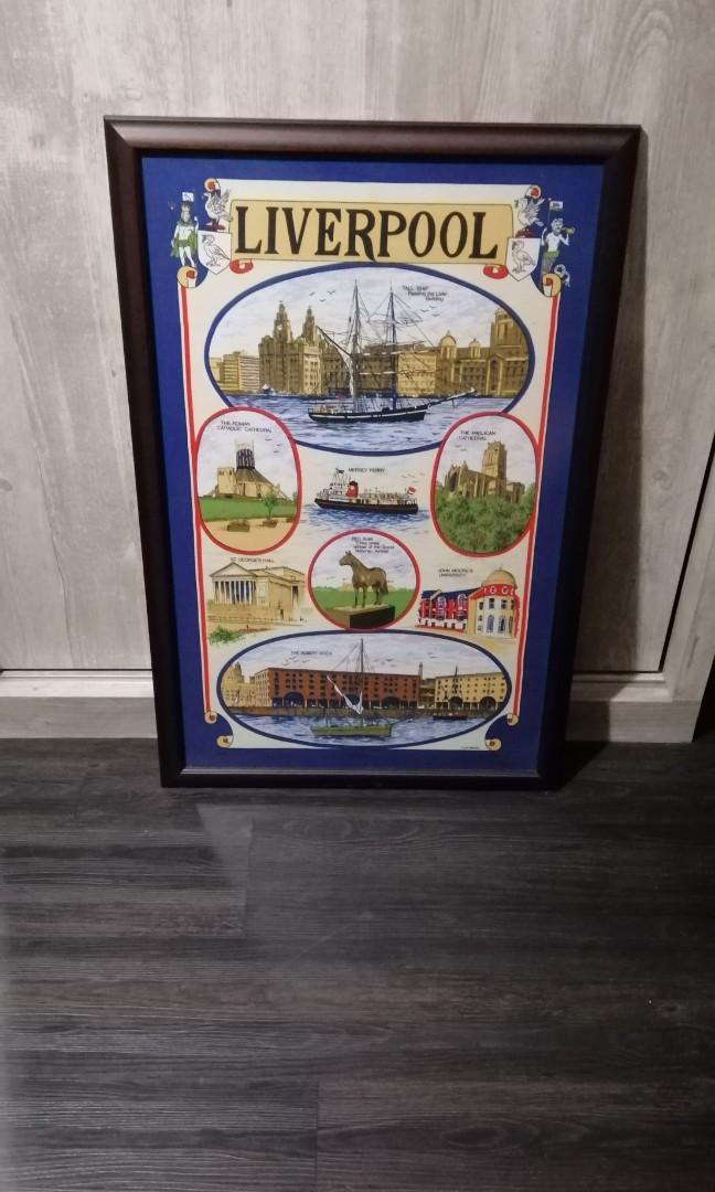 Liverpool City picture frames, Hobbies & Toys, Memorabilia