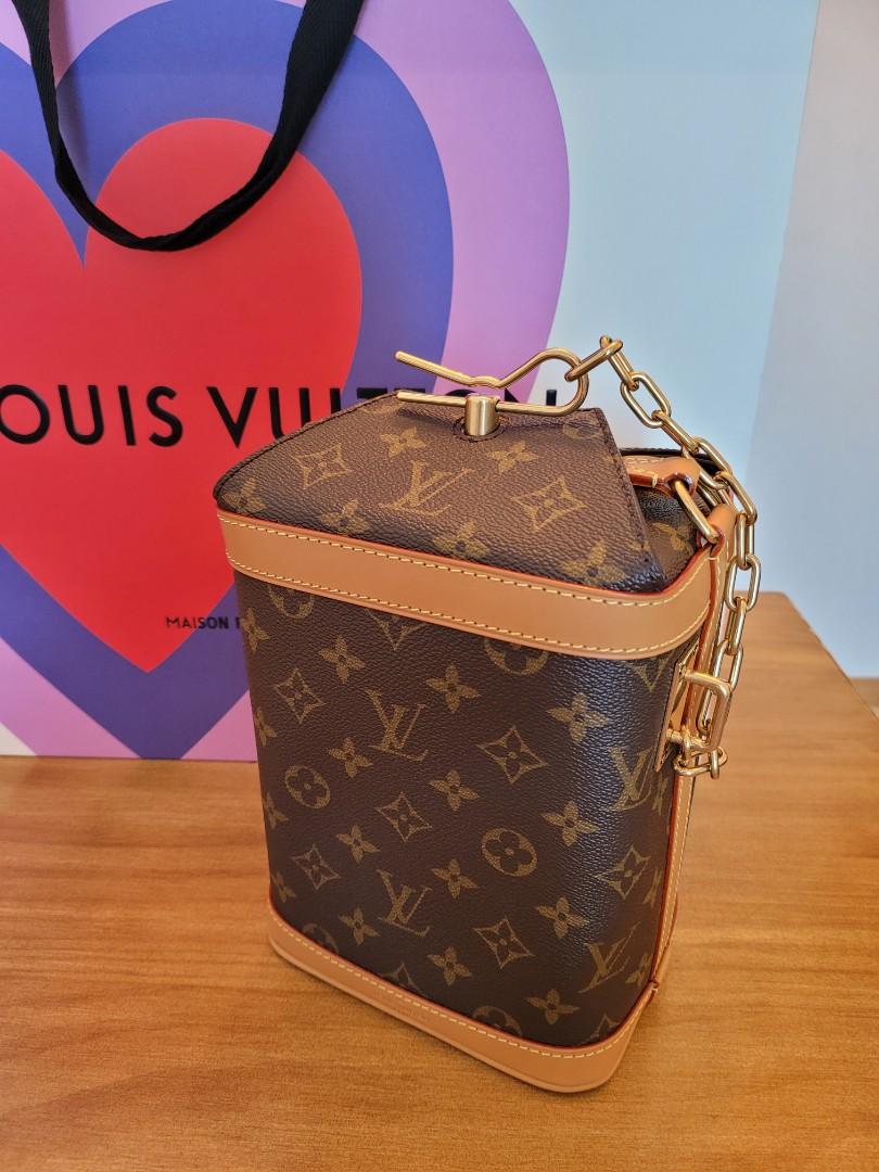 Louis Vuitton Virgil Abloh Milk box Bag Monogram canvas leather Brown  Unused
