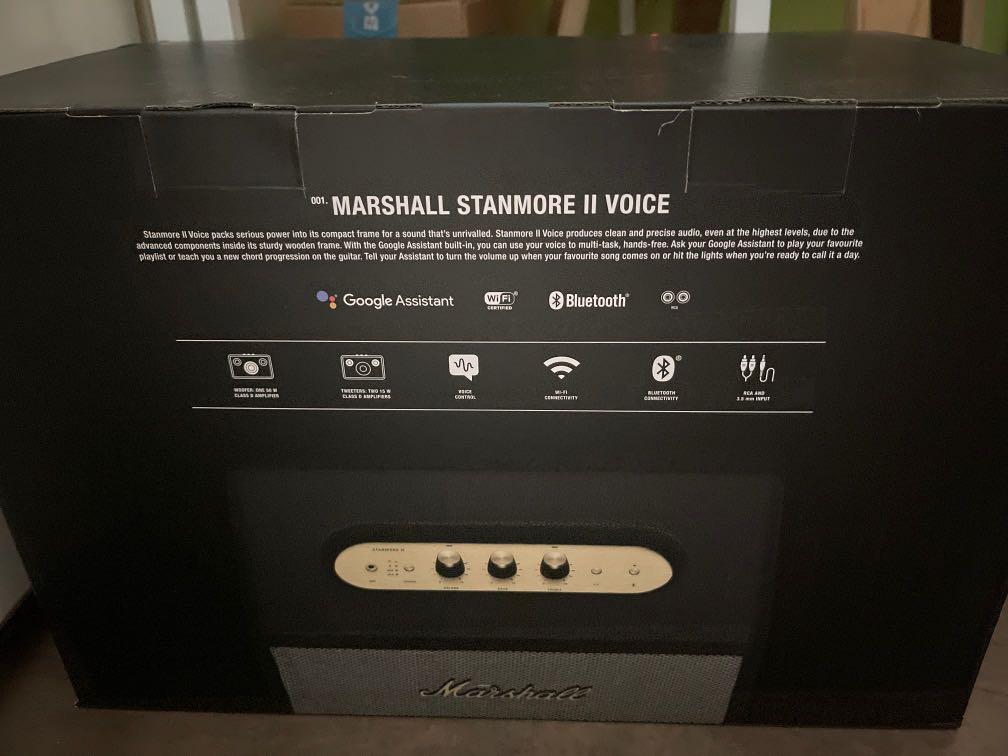 Marshall Stanmore II voice google assistant
