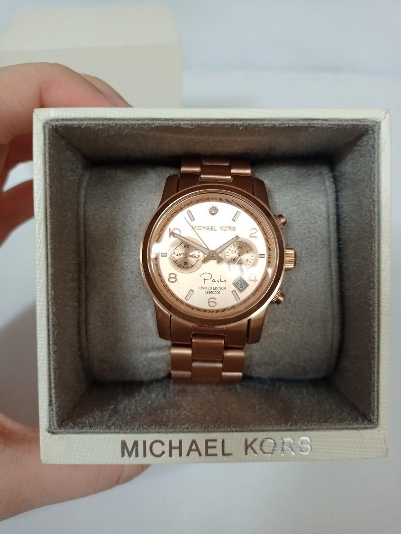 MK/Michael Kors Paris watch limited edition, Luxury, Watches on Carousell