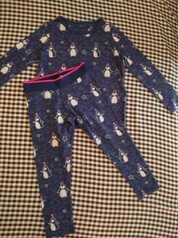 M S Pajama Set 2 3y Babies Kids Babies Apparel On Carousell