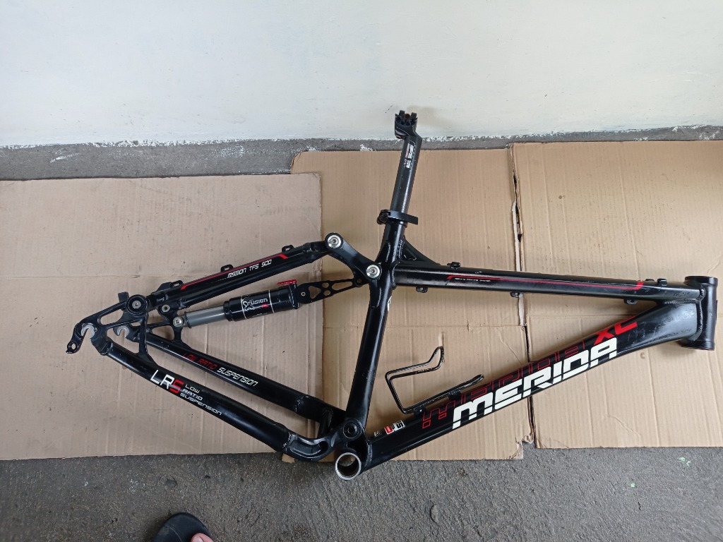 Merida full suspension frame clearance