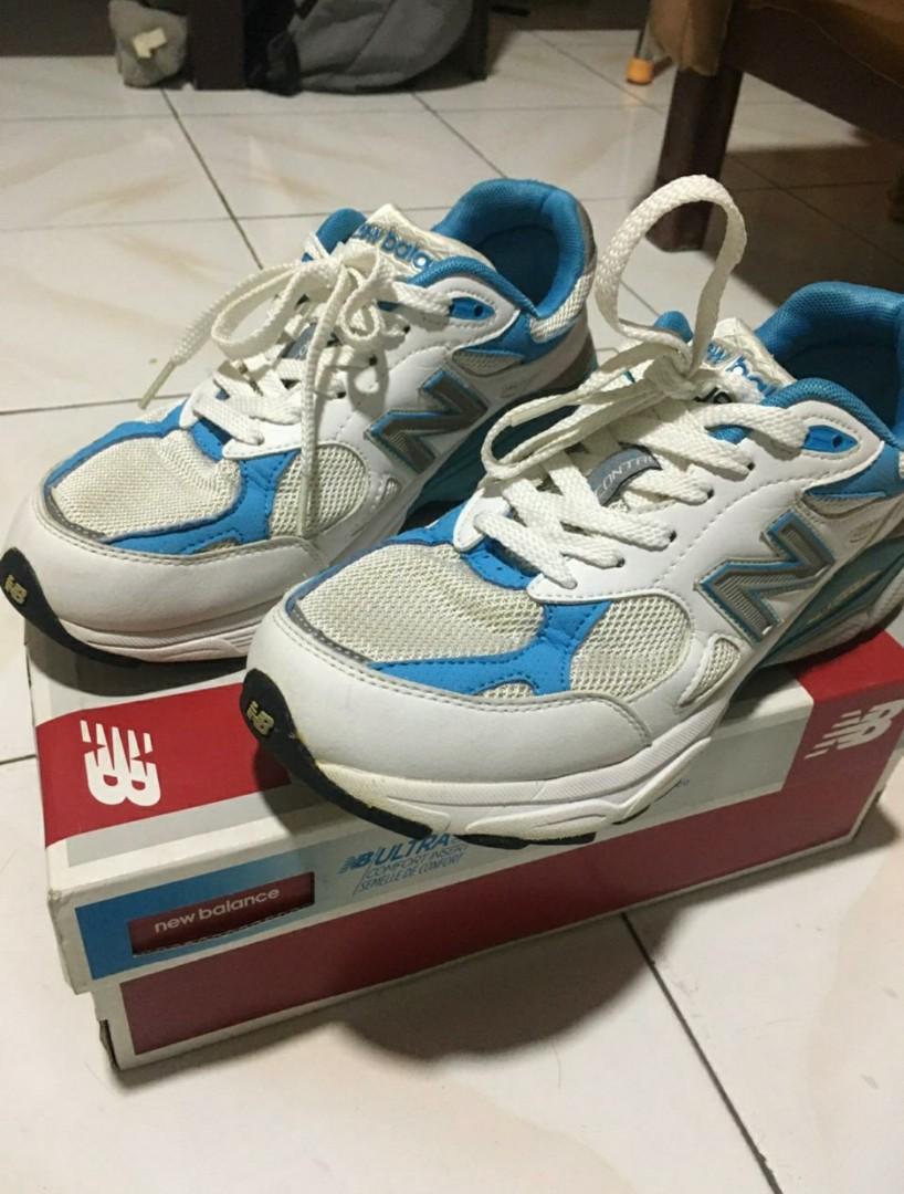 NEW BALANCE 990 V3 - WHITE \u0026 BLUE 