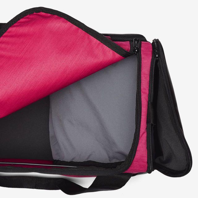 nike brasilia duffel bag pink