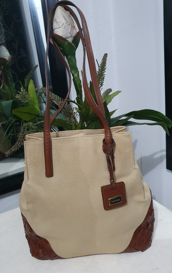 Nine West Canvas Shoulder Bag