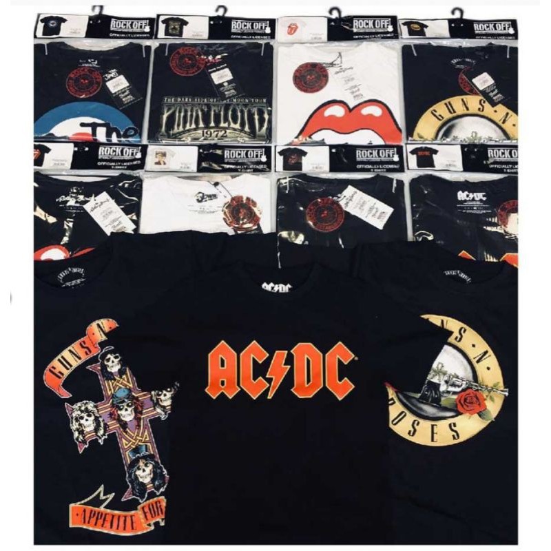 Rock off band shirt Clearance