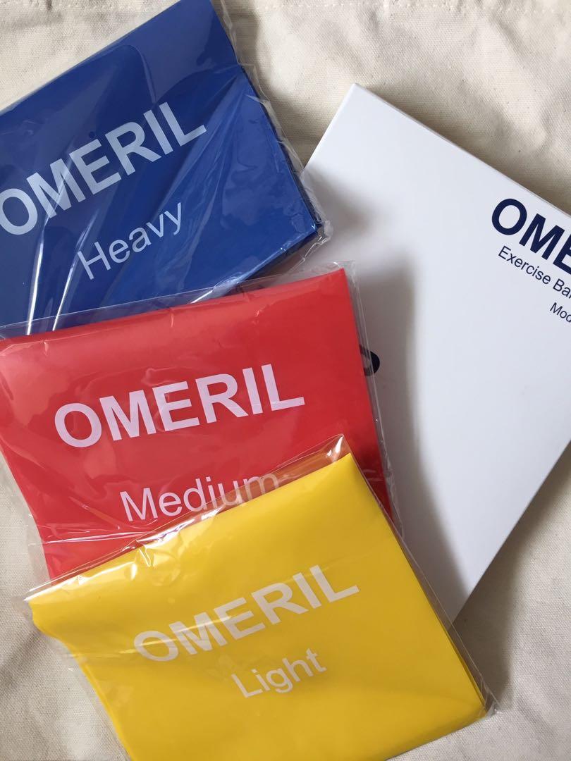 Omeril exercise bands set of 3 NEW Furniture Home Living Bathroom Kitchen Fixtures on Carousell