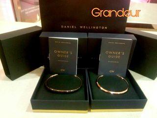 Original🇺🇸 Daniel Wellington Classic Couple Cuff Bangle Bracelet Rose Gold Plated for Men and Women
