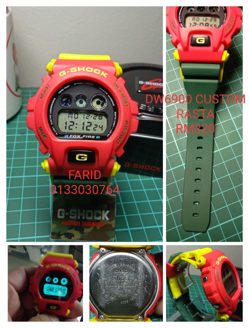 G shock rasta new arrivals custom