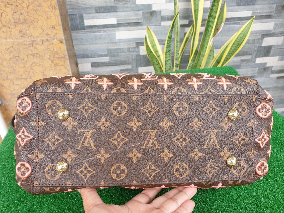 🔥P6,500 only LV Montaigne Embroidered Monogram Handbag ✓w/ shoulder strap  # 16259, Women's Fashion, Bags & Wallets, Shoulder Bags on Carousell