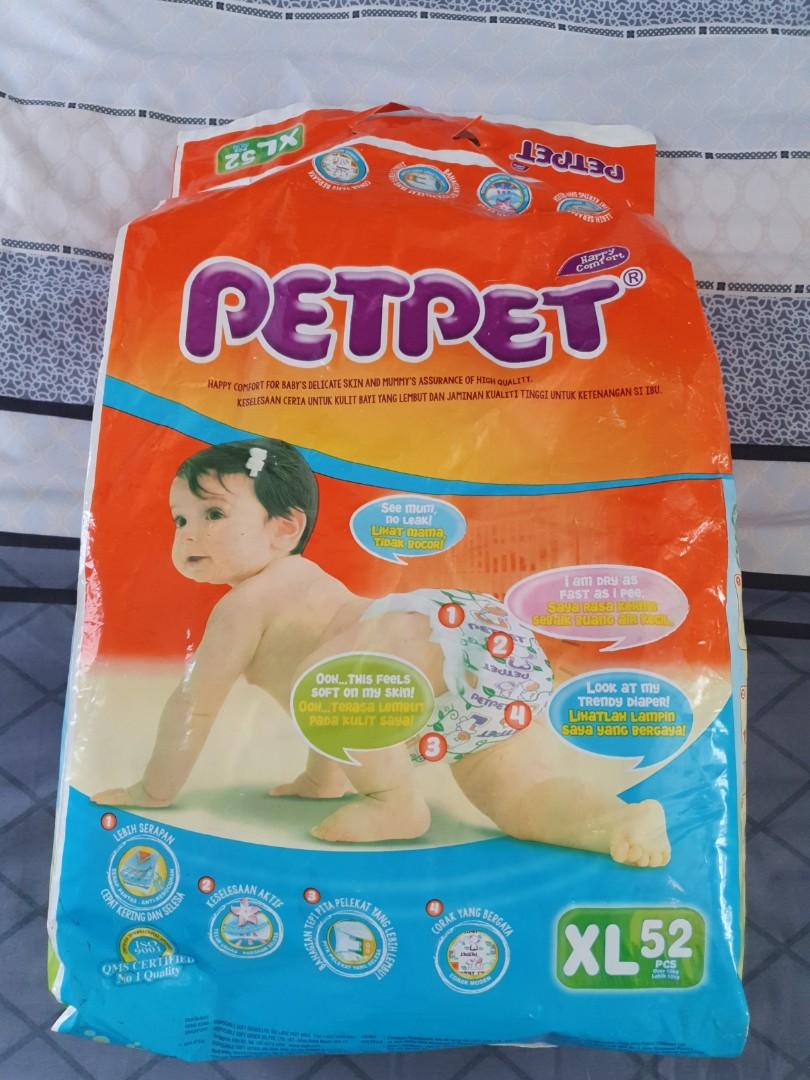 Petpet diapers, Babies & Kids, Bathing & Changing, Diapers & Baby Wipes