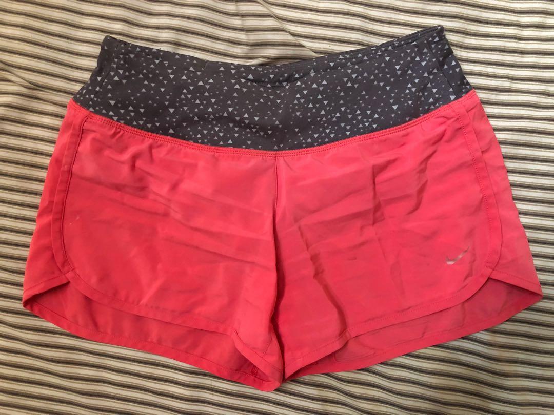 Pink Nike Dri Fit Running Shorts - Size