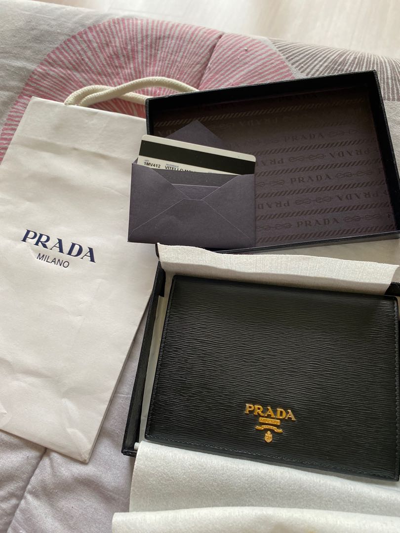 Prada Passport Holder (can function as Wallet too$, Luxury, Bags