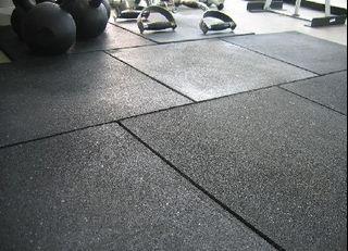 Pure Rubber Mat 1 meter by 1 Meter 15mm - home and gym equipment