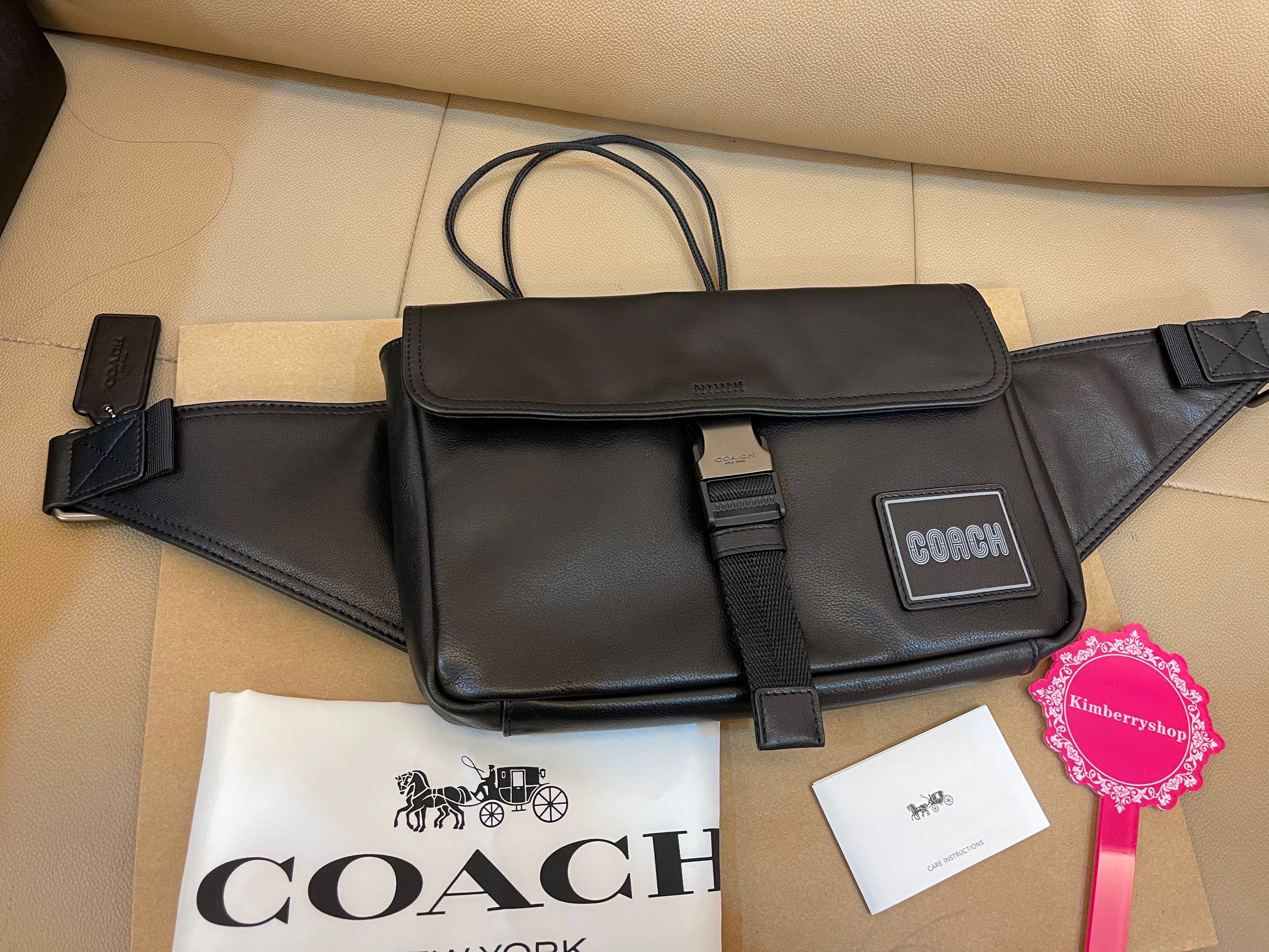 Ready Stock pacer men belt bag chest bag 88312 original coach