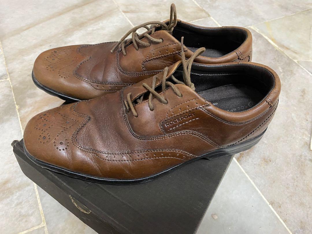 Rockport brogue clearance shoes