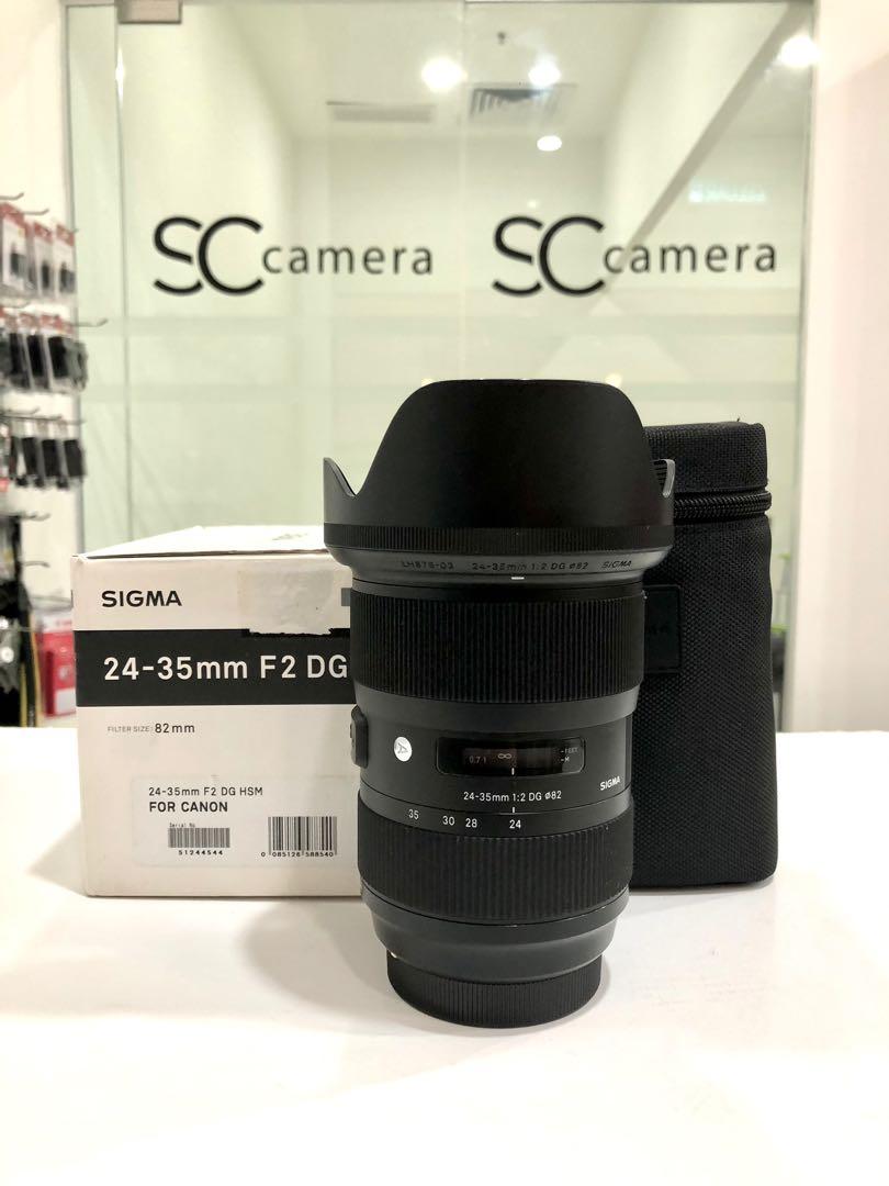 Sigma 24 35mm F2 Dg Hsm Art Lens For Canon Mount 98 Like New Photography On Carousell Sigma 24 35mm F2 Dg Hsm Art Lens For Canon Mount 98 Like New Photography On Carousell