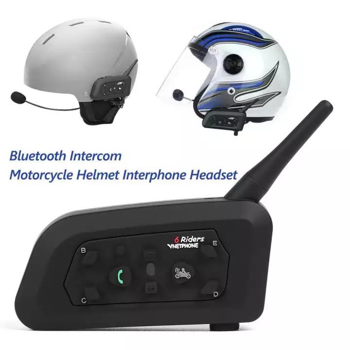 BTI Interphone Bluetooth Motocycle 2 Pieces Intercom System - V6