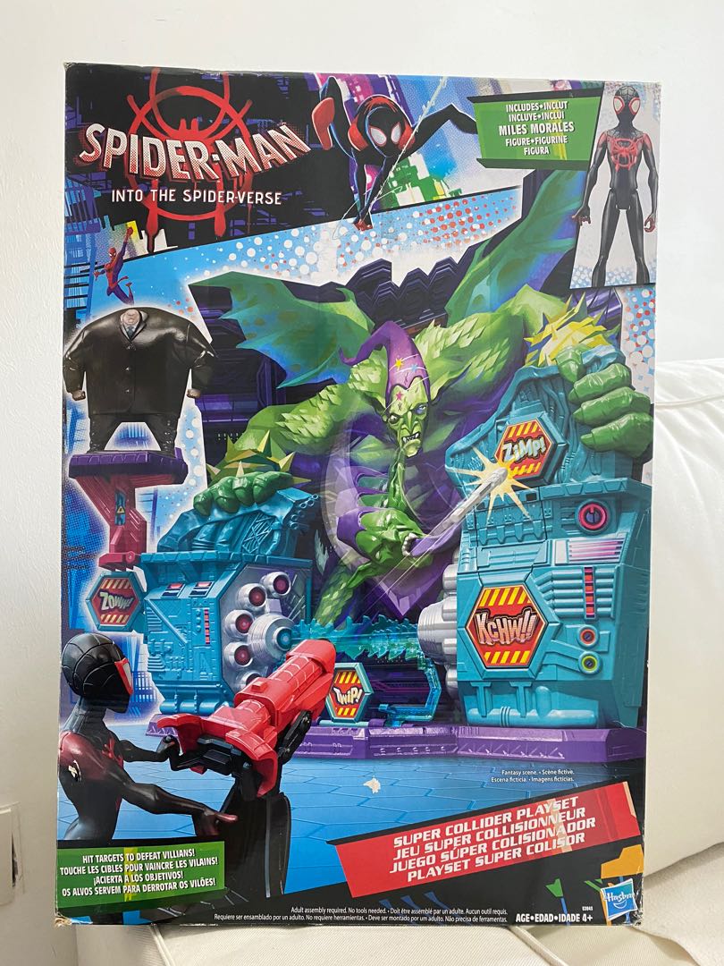 spider man super collider playset