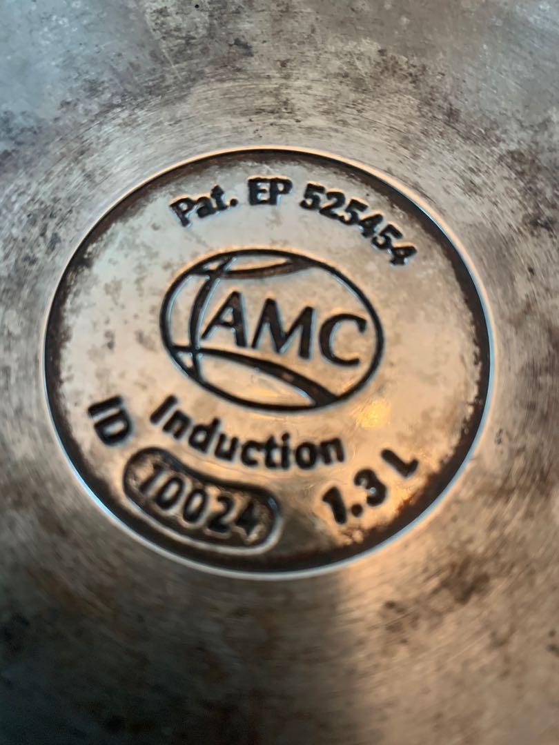 AMC 16cm temperature indicator lid w 1.3L Stainless Steel Pot, Home