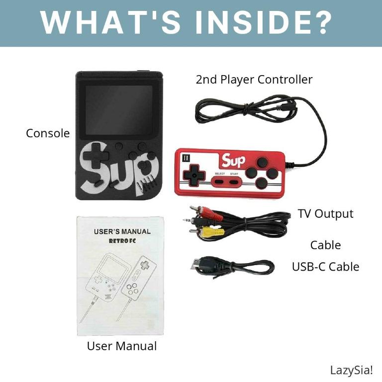 Sup 400 In 1 Game Box - 400 Classic Game In 1 (Super Mario Bros,  Sonic,Tekken 3 And Etc), Video Gaming, Video Game Consoles, Others On  Carousell