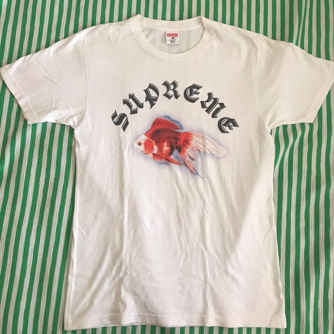 Supreme Goldfish Tee Men s Fashion Tops Sets Formal Shirts on