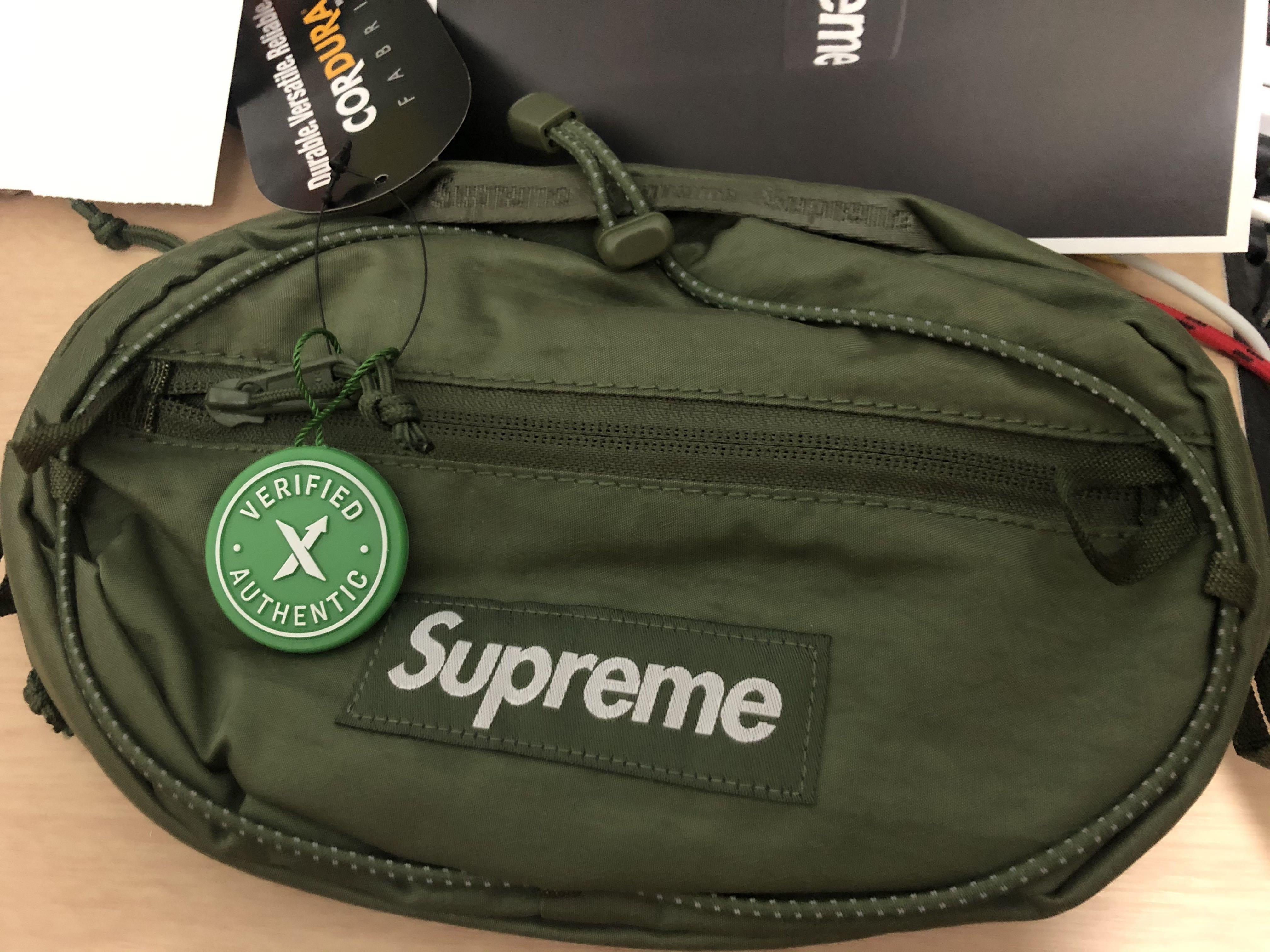 Supreme Waist Bag (FW20) Olive, 名牌, 手袋及銀包- Carousell