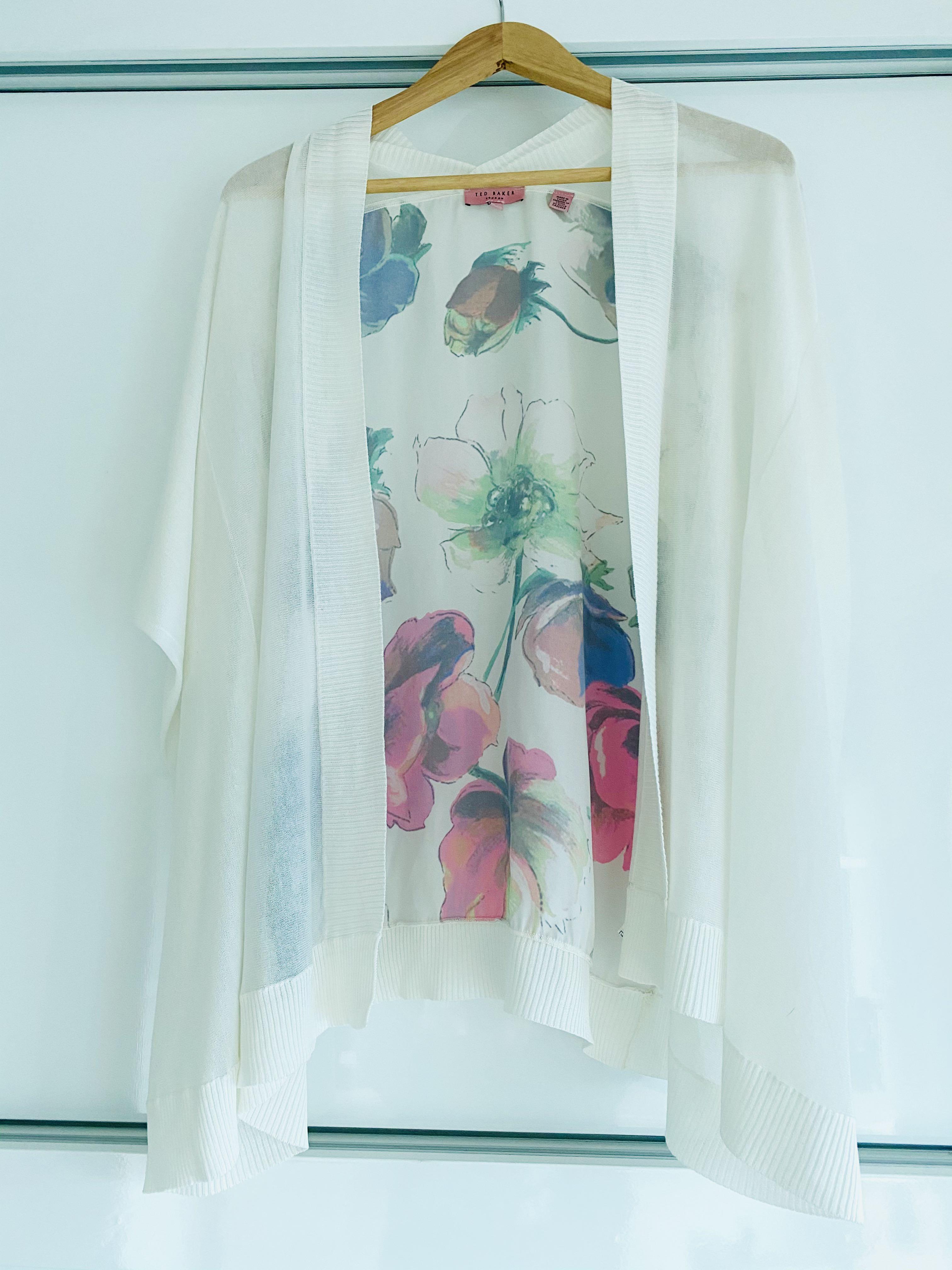Ted baker waterfall cardigan top