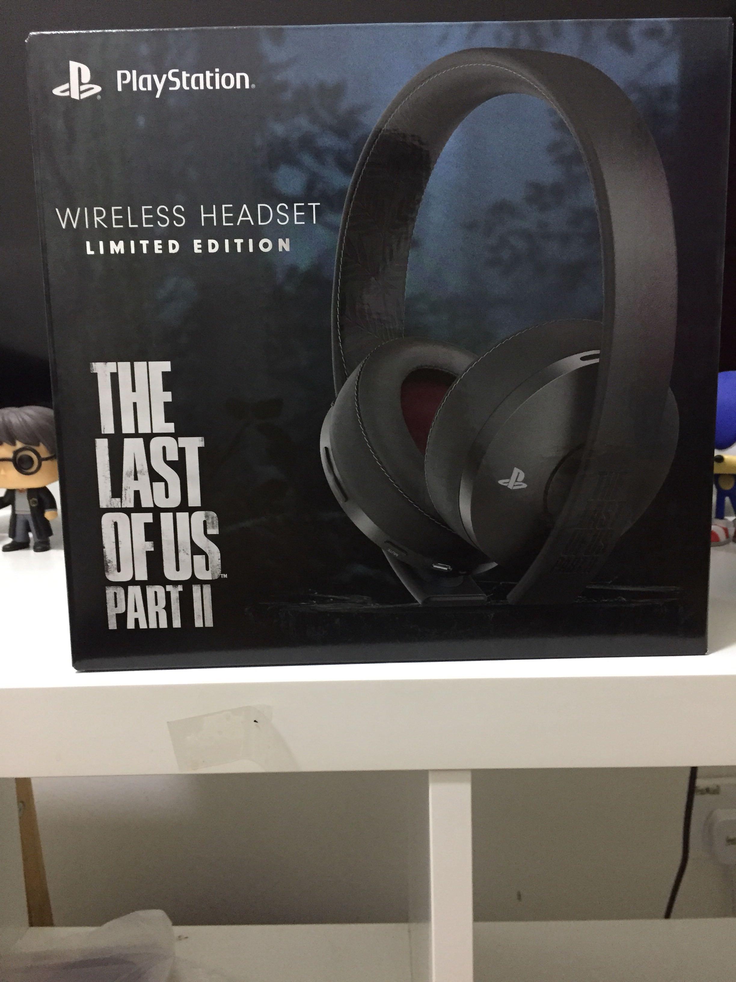 gold wireless headset the last of us