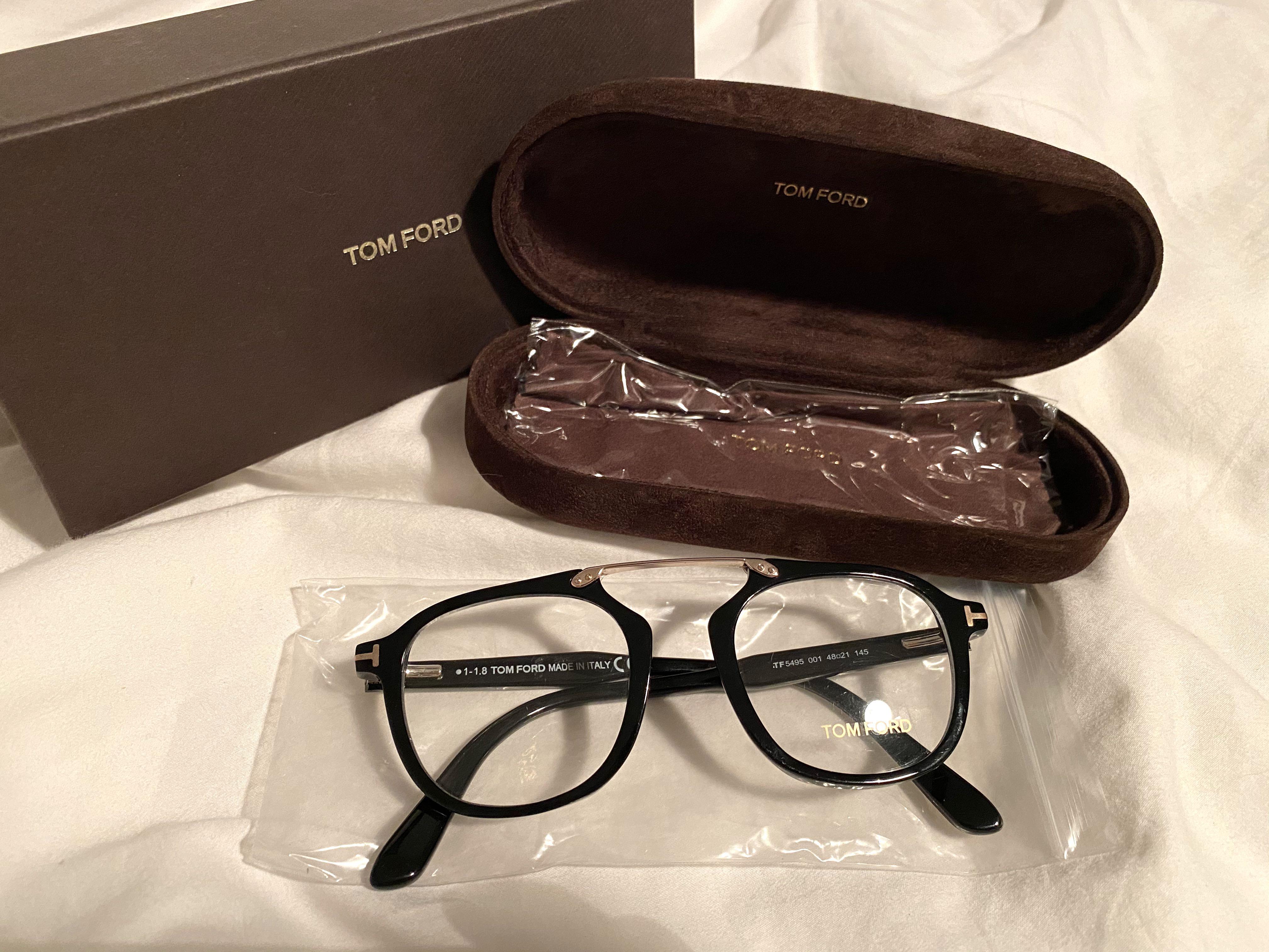 Tom Ford TF5495 Eyeglasses 48-21-145, Men's Fashion, Watches & Accessories,  Sunglasses & Eyewear on Carousell