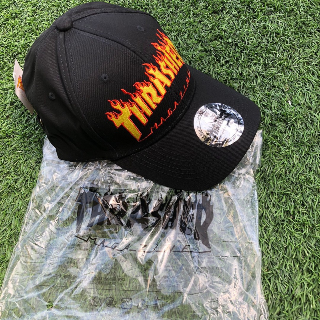 Topi Thrasher Cap Original, Fesyen Pria 