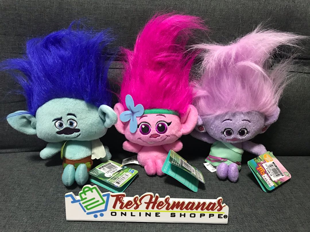 TROLLS Baby Poppy / Branch / Gia Plush Dolls, Hobbies & Toys, Toys ...