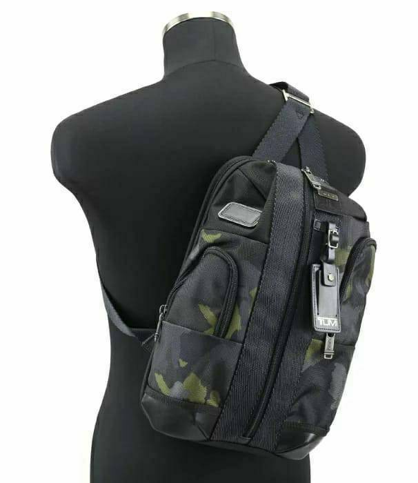 TUMI Higgins Sling Bag (Camo Green) 21 