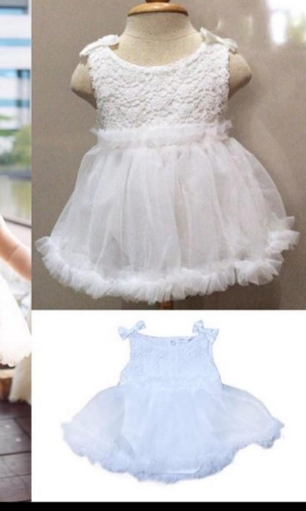 White dress for 6 month old online