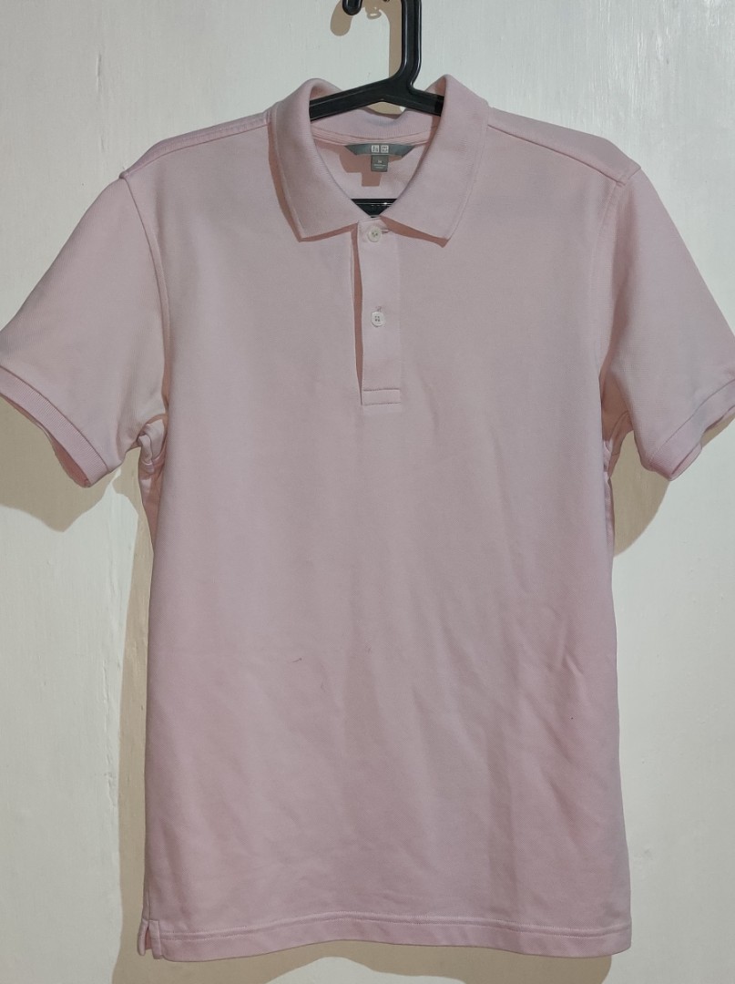 Uniqlo pink polo new arrivals