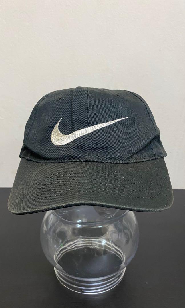 Vintage 90s NIKE big logo 6 panel cap, Men's Fashion, Watches