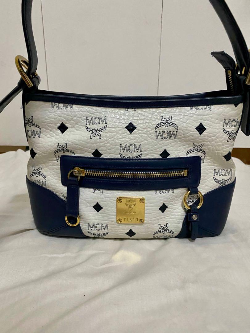 Mcm vintage shoulder hot sale bag