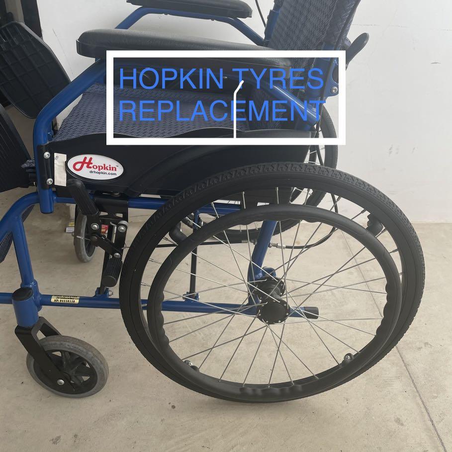 Wheelchair all brand tyre tire replacement MIKI BION FALCON LIFE LINE COMFORT HOPKIN UNITY