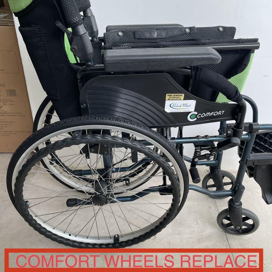 Wheelchair all brand tyre tire replacement MIKI BION FALCON LIFE LINE COMFORT HOPKIN UNITY