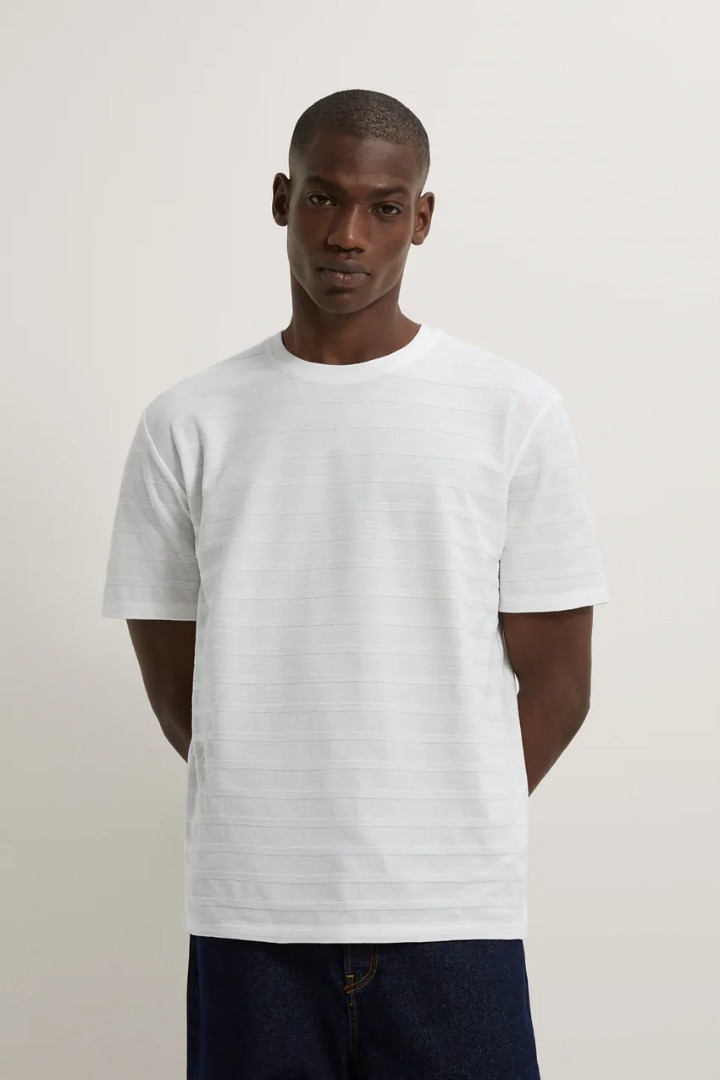 Zara White T-shirt - Men, Men's Fashion