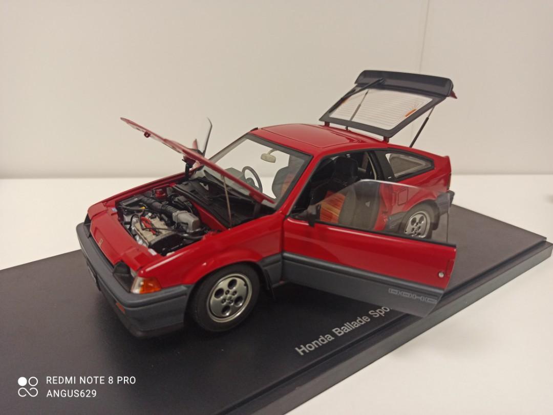 Sold 1 18 Autoart Honda Crx絕版經典紅 興趣及遊戲 玩具 遊戲類 Carousell