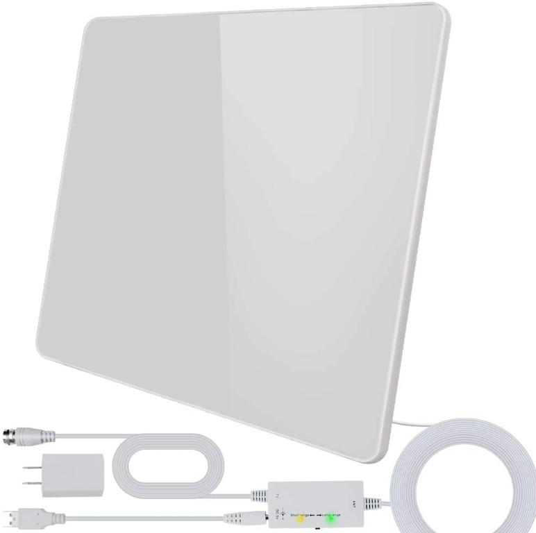 2020 más nuevo] Antena HDTV, antena digital interior de 180 millas de  alcance compatible con 4K